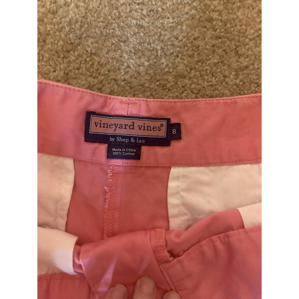 Vineyard Vines Pink Women's Jean Shorts - Picture 2 of 3
